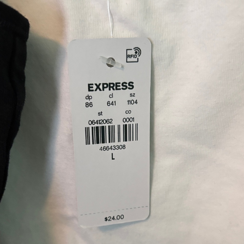 Express Women's Black & White Spaghetti Strap Camisole Duo Size Large Brand New - Picture 3 of 6